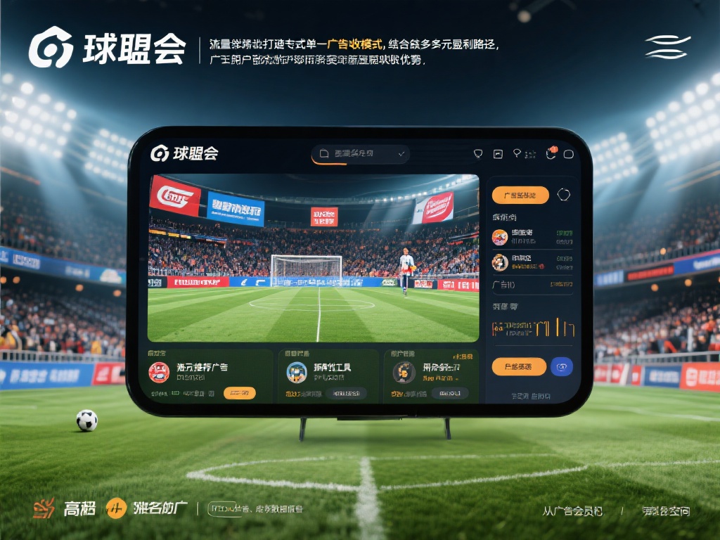 在流量变现方面，球盟会打破了传统单一广告收入模式，