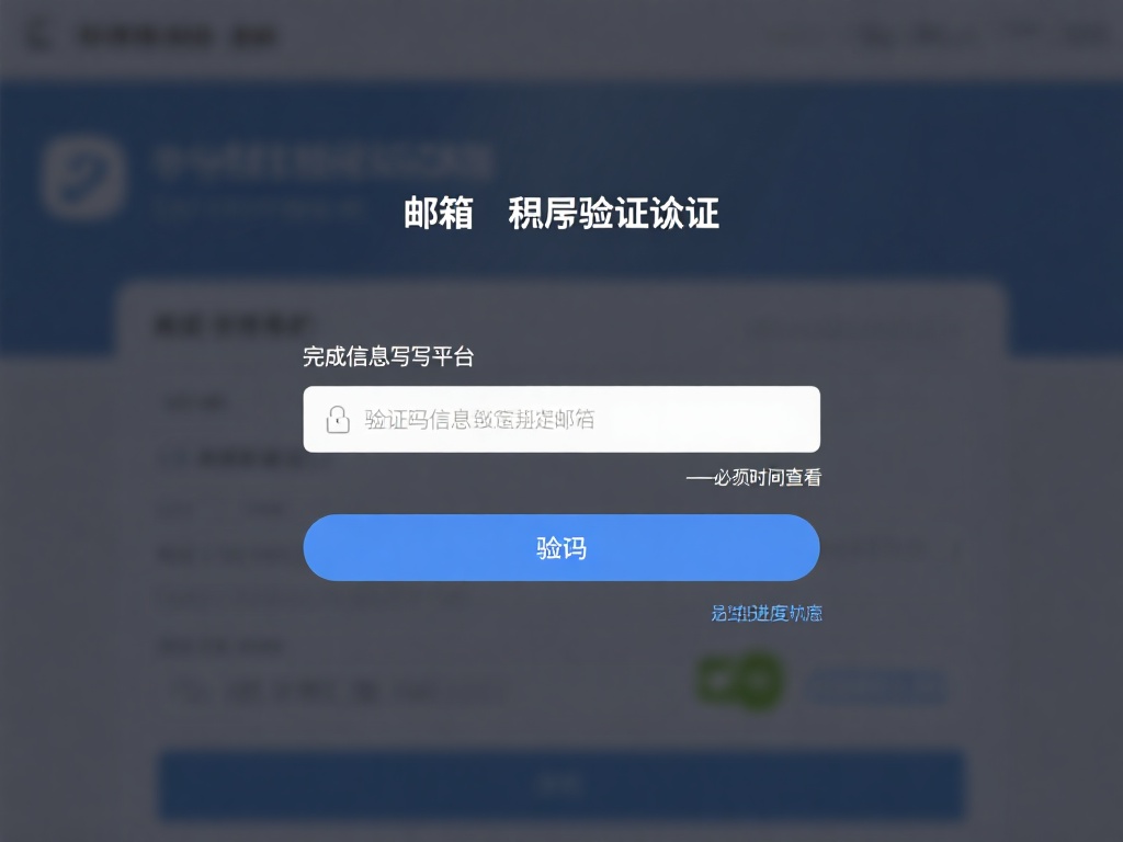 邮箱或短信验证码验证
完成信息填写后，平台会发送